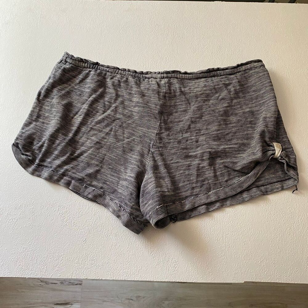 Saturday Sunday Anthropologie Striped Lounge Shorts Drawstring Casual - Picture 3 of 7